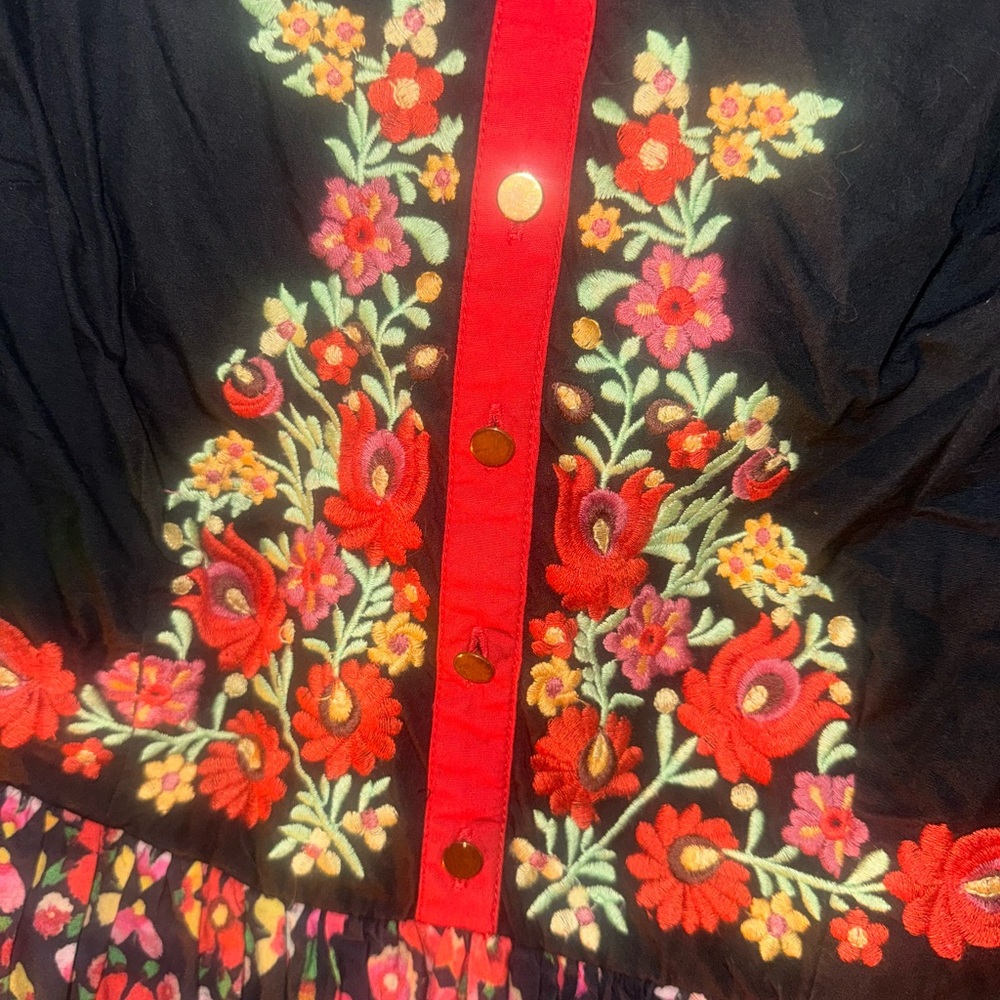 Embroidered ModCloth Dress - Picture 2 of 3